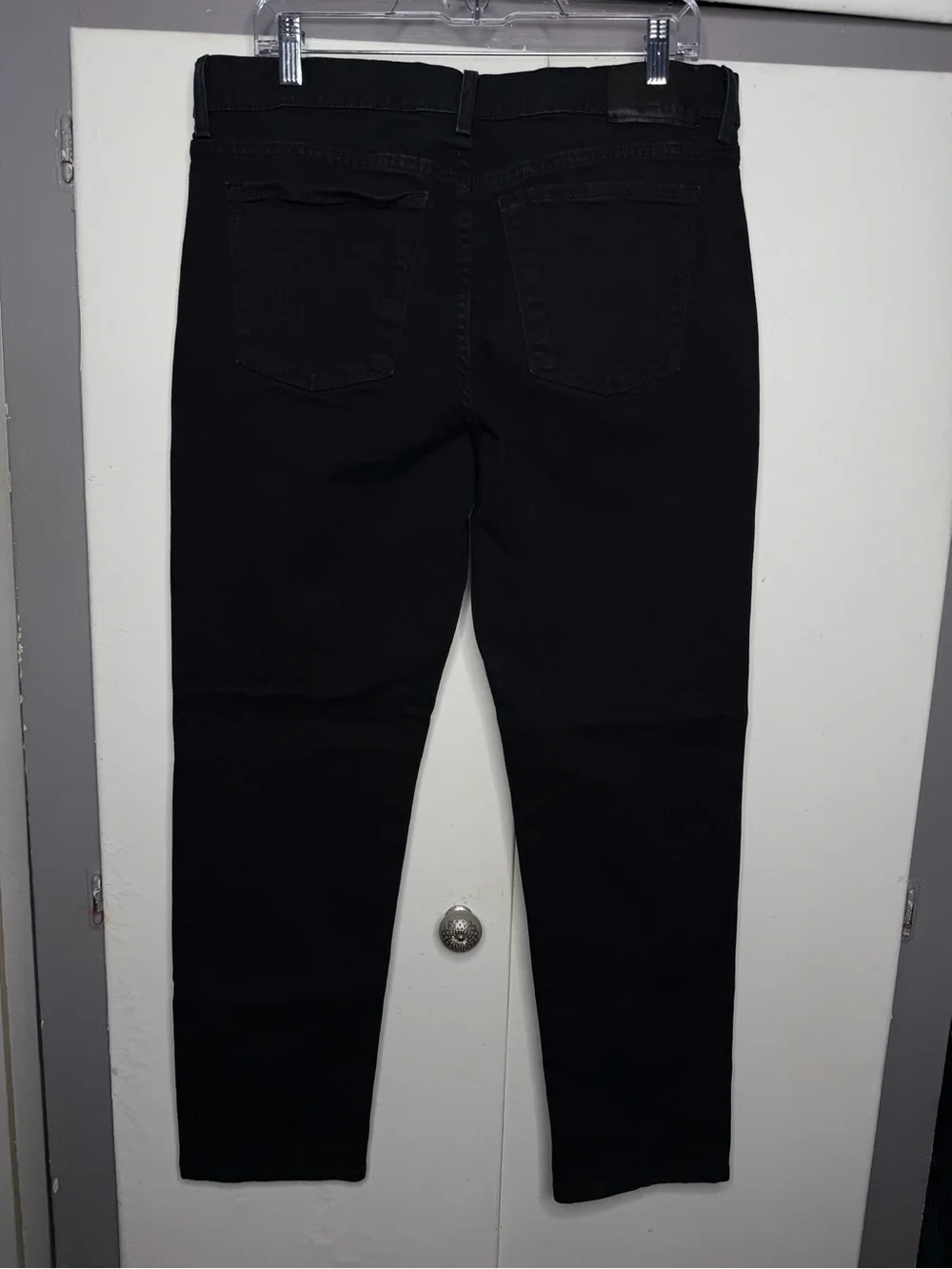 Mott & Bow Slim Fit Jeans Mens 34x30 Black Stretch Denim Jay Rins